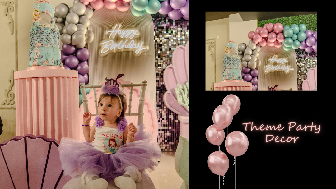 Princess theme decor party in dubai