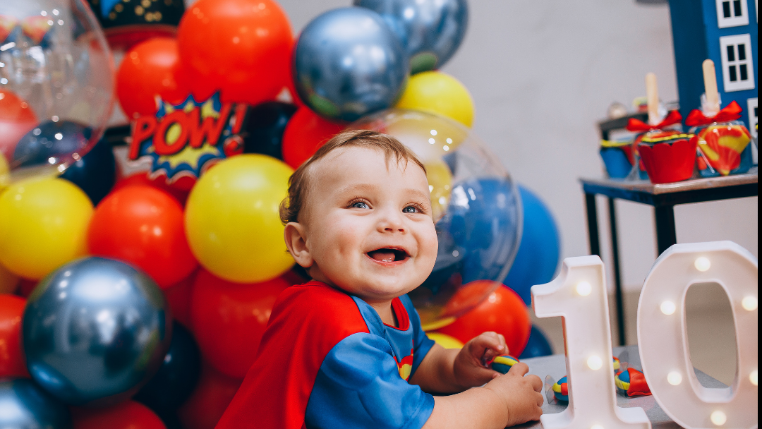 superhero birthday decor in dubai