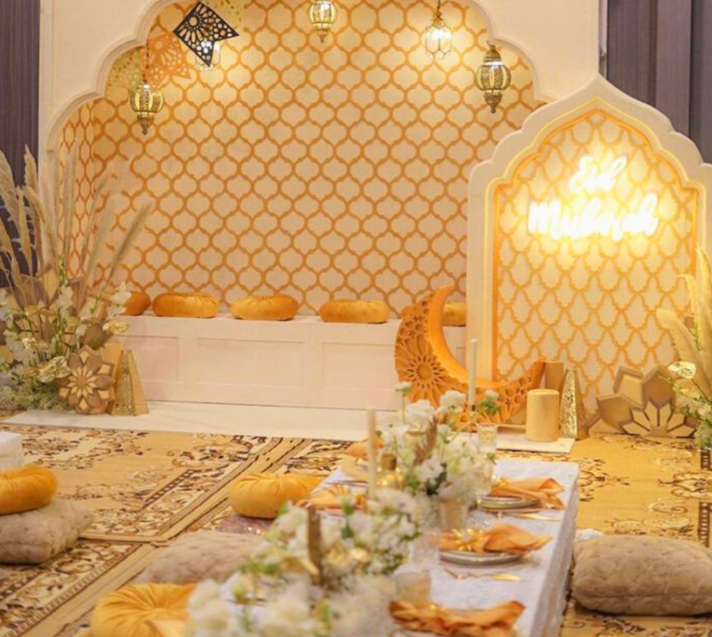 Iftar party table decor