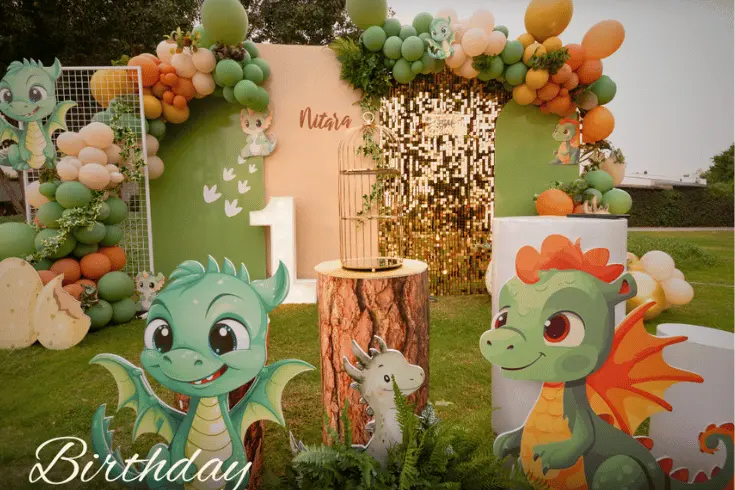 How to Host a Private Party at Home: The Complete Guide to Villa Celebrations in Dubai 1 Villa birthday party setup with decor and lighting in Dubai