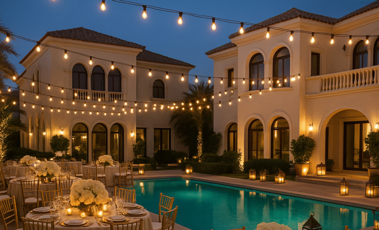 Villa party decor service