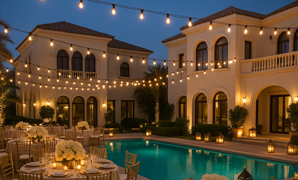 Villa party decor service