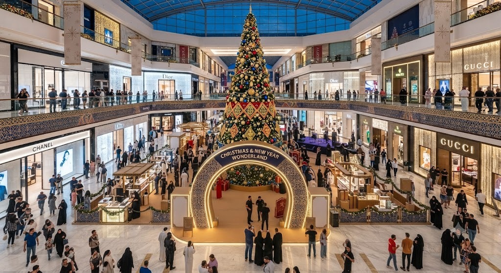 Christmas Decor Mall Activation Dubai Abu Dhabi Sharjah